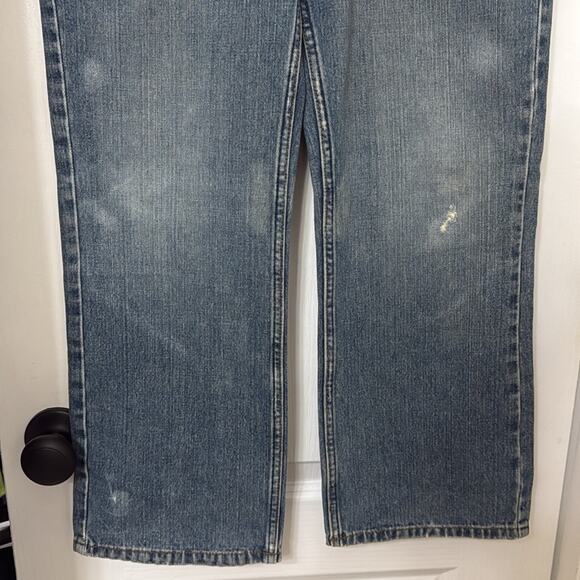 Lee heritage relaxed straight leg premium collection boys jeans size 14 husky - Picture 3 of 9